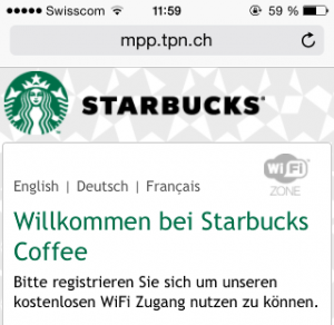 Starbucks Screenshot